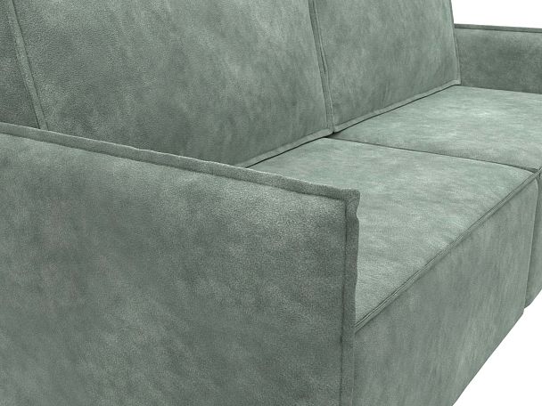 Диван прямой Либерти Велюр зеленый - Вид 4