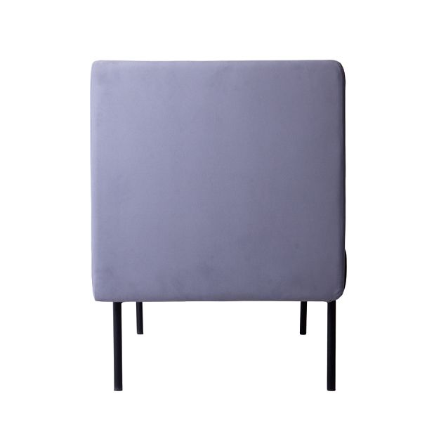 Диван Garda, велюр Velutto 24, экран велюр Velutto 49, ножки металл - Вид 4