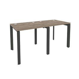 Onix Рабочая станция на П-образном м/к O.MP-RS-2.0.7 Тиквуд темный/Антрацит металл 1560*720*750 - Фото предпросмотра