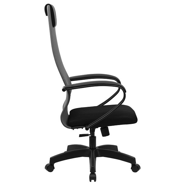 Кресло BRABIX PREMIUM "Ultimate EX-800" пластик, плотная двойная сетка Х2, черное/серое, 532915 - Вид 4