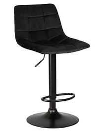 Стул барный DOBRIN TAILOR BLACK (черный велюр (MJ9-101)) - Фото предпросмотра