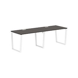 Стол 2-х местный EVWST 2380 Мокко/Белый 2326х800х750 EDIS - Фото предпросмотра