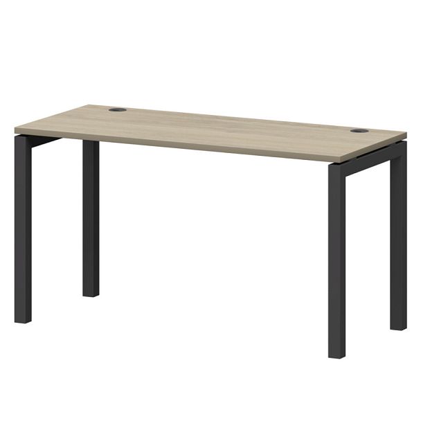 Стол на металлокаркасе СМС25-П-12К.60.Пр50 Кронберг/Антрацит 1200x600x750 Смарт - Вид 1