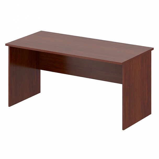 Стол офисный рабочий "Армейская мебель" ПК-АРМ-СТР155х75ТМ2-В2-34А орех ноче экко - Вид 1