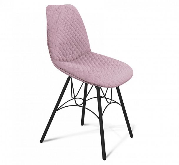 Стул Sheffilton SHT-ST29-C22/S100 розовый зефир/черный муар - Вид 2