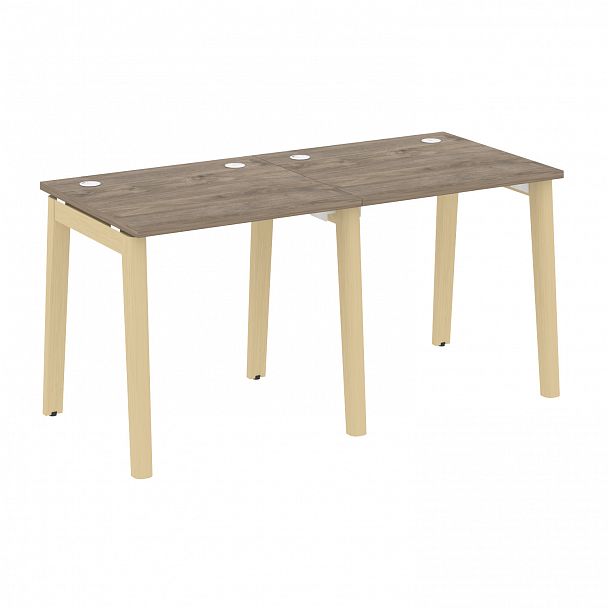 Рабочая станция "Onix wood" OW.RS-2.0.7 тиквуд темный/дуб светлый - Вид 1