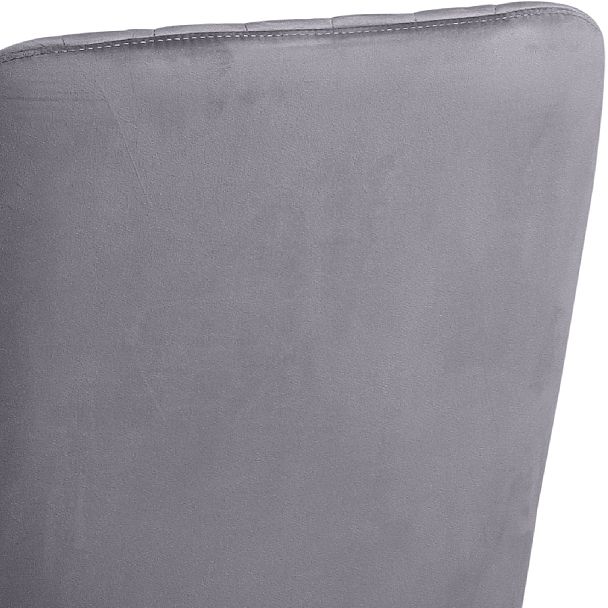 Полубарное поворотное кресло Барли К, темно-серый H-15/черный - Вид 11