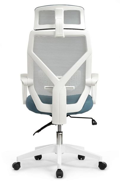 Кресло Oliver RCH W-203AC Белый пластик/Синий - Вид 4