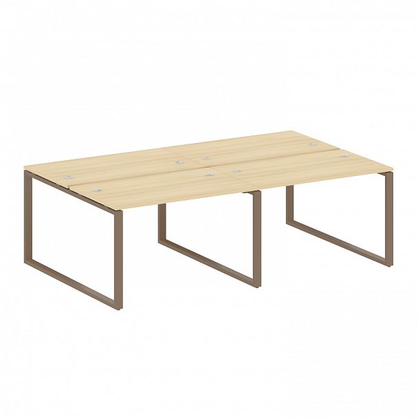 Рабочая станция "Metal System" БО.СМ-4.2 акация/мокко - Вид 1