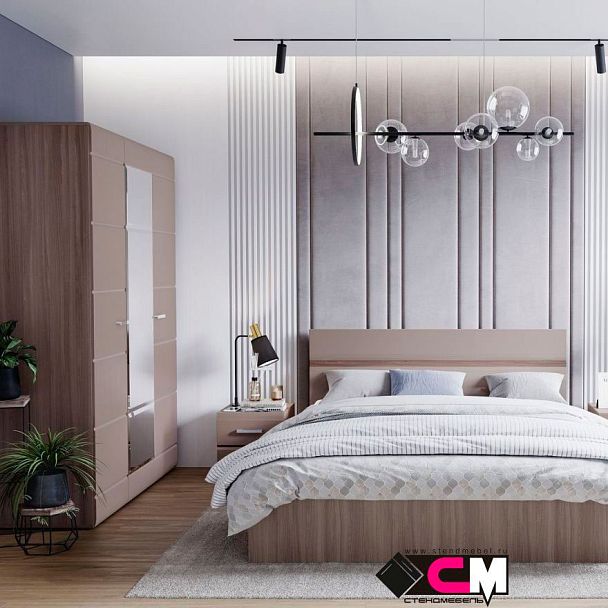 Вегас Шкаф 3-х ств 1500*2000*570 венге/белый глянец - Вид 3