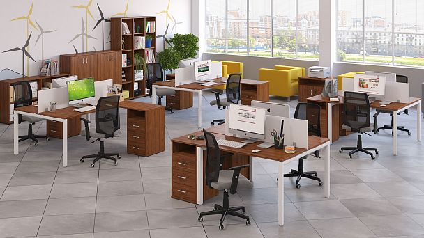 Удлинитель стола Trend Metal 120x60x75 светлый дуб - Вид 3