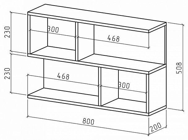 Полка навесная Лайт-15 - Вид 2