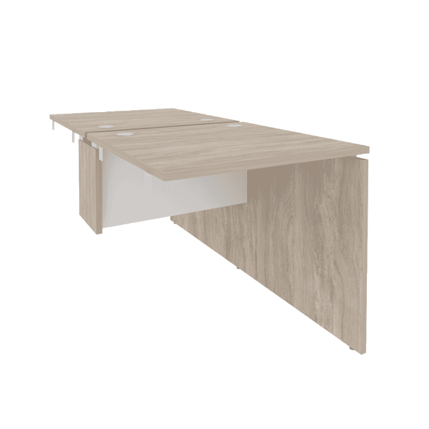 Onix Стол-приставка двойной к опорным элементам O.D.SPR-0.8 Дуб аттик/Белый бриллиант 780*1635*750 - Вид 1