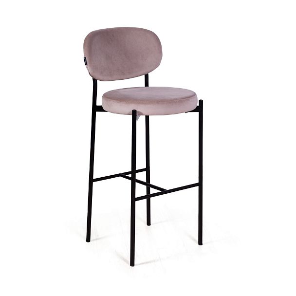 Стул барный Mason, бархат пепельно-бежевый 25 - Вид 4