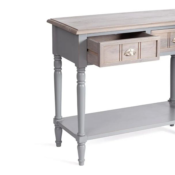 Консоль Secret de Maison Брайтон/Brighton (мод. OD-002), дерево акации/дерево манго/МДФ, Antique grey/grey wash - Вид 6