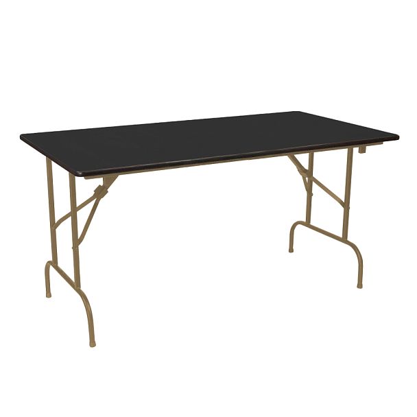 Стол Лидер 1, 1500*900 черный, каркас шампань - Вид 2