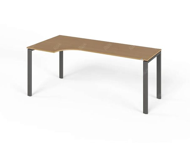 ЛАЙТ / LIGHT RLG016-16x9L Угловой стол 180x90x75 Бук - Вид 1