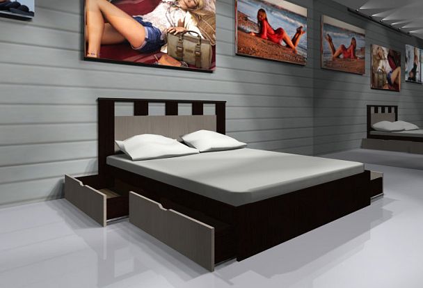 Кровать заказная №256 - Вид 1