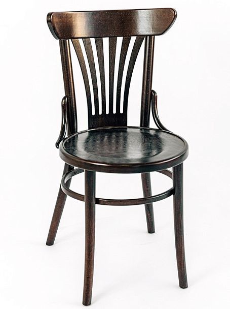 Комплект венских деревянных стульев Ослав темный орех, 4 шт. - Вид 10