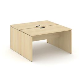 Стайл Проджект Рабочая станция 2-х сторон. SN-D.DRS-014 Акация Лорка/Черная Заглушка 1580*1432*750 - Фото предпросмотра