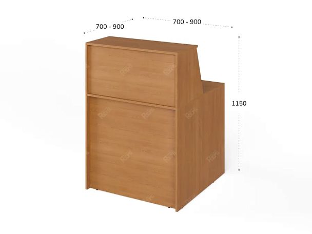 ЛАЙТ / LIGHT RLG065-7x7 Блок ресепшн 70x70x125 Вишня - Вид 3