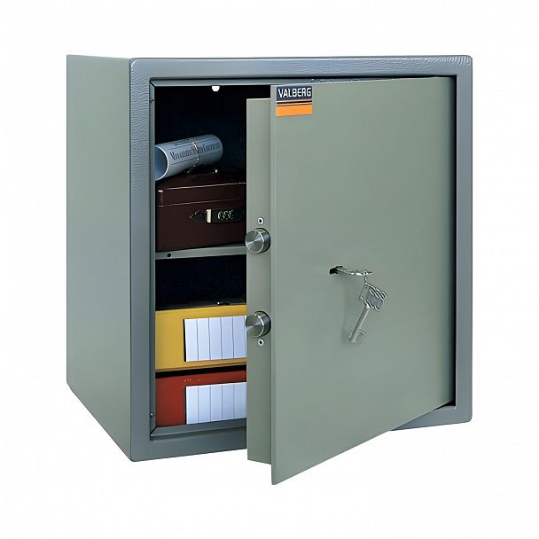 Сейф VALBERG "ASM-46", 460х440х355 мм, 27 кг, ключевой замок, крепление к стене, полу - Вид 2