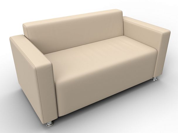 Диван прямой Лига-093 ВН Экокожа бежевый - Вид 6