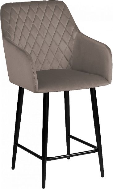 Комплект полубарных поворотных кресел Барли К, Confetti mocco/черный, 3 шт. - Вид 4