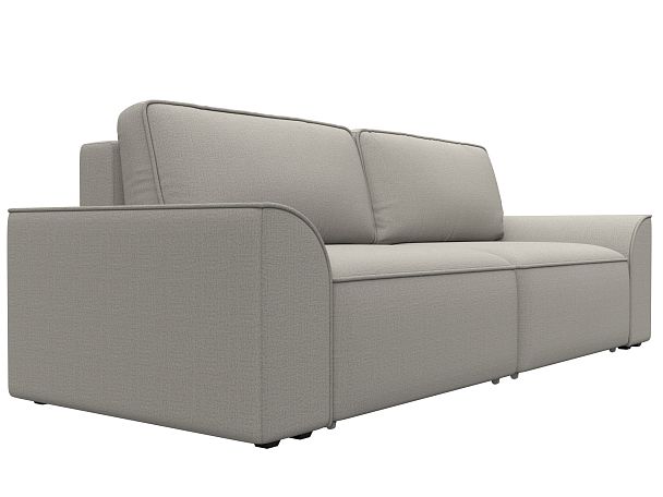 Диван прямой Лига-048 НПБ Рогожка бежевый - Вид 3