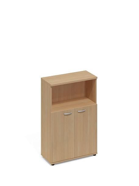 Шкаф средний полузакрытый A4 А4 9363 БП натуральный дуб - Вид 1