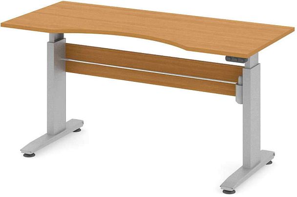 Стол офисный рабочий "Трансформер"  ПК-ТРС-СТЭ180Х80/ЭРД-В1-24 ольха - Вид 1