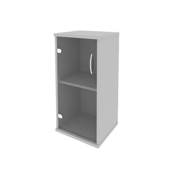 Riva Шкаф низкий узкий левый А.СУ-3.2 (L) Серый 404*365*828 - Вид 1