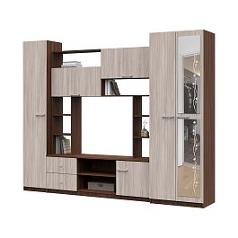 Гостиная Марта-М (Андрей 1)  ЛДСП шимо темный/шимо светлый - Фото предпросмотра