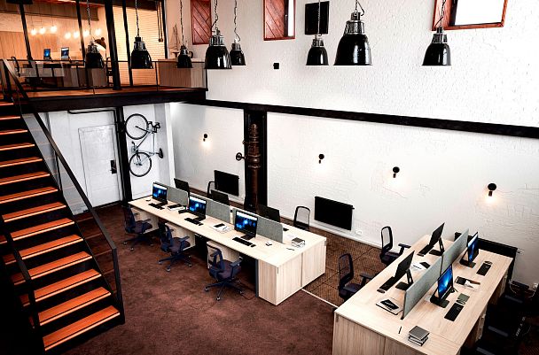 Брифинг-приставка Sigma 800х600х750  / профиль: 60х30 антрацит; столешница: дуб темный - Вид 19