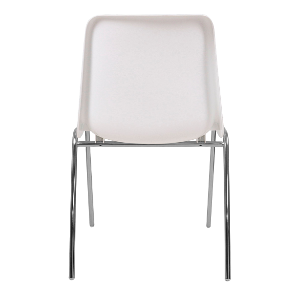 Стул Vicenza (4 ножки) Каркас хром, белый, РП+ИК, стопируемый - Вид 4