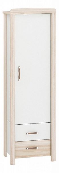 Шкаф для белья Бартоло ВТД-ГФ Карамель/Белый - Вид 1