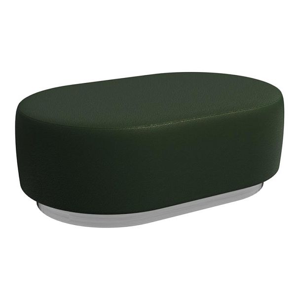 Vermont Пуфик PV-5 Latte Lux 412/Серебро 1200*800*425 - Вид 1