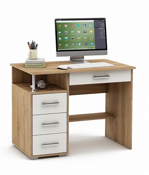 Стол письменный Амбер-4Я - Вид 1