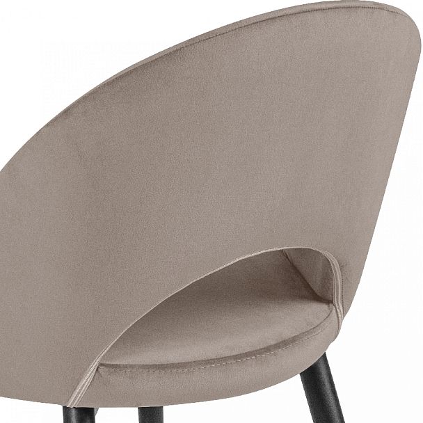 Комплект кухонных стульев Рэди мокко велюр/черный, 2 шт. - Вид 10