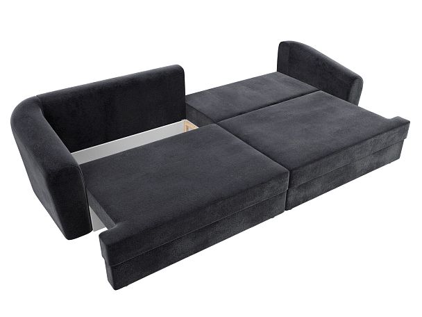 Диван прямой Милтон Велюр серый - Вид 9