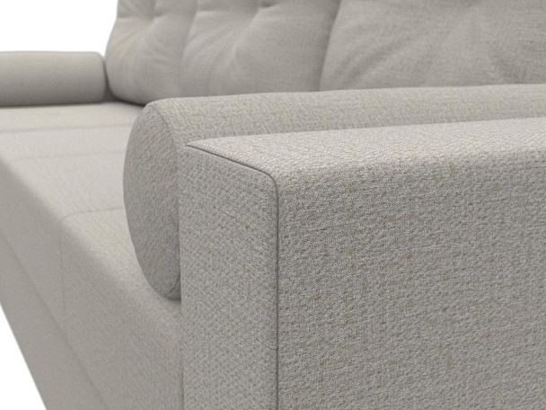 Диван угловой Верона Лайт левый угол Рогожка бежевый - Вид 4