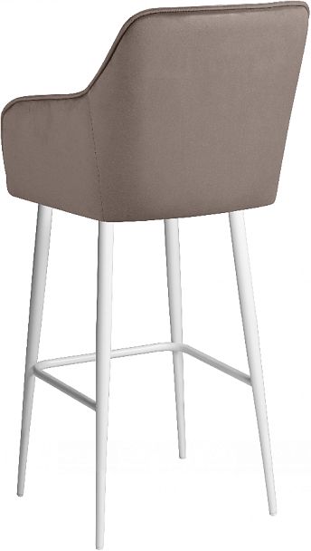 Комплект барных поворотных кресел Мони К, Confetti mocco/белый, 2 шт. - Вид 6