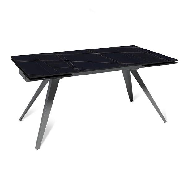 Стол раскладной Asti (160+40+40), керамика матовая Black Gold - Вид 1