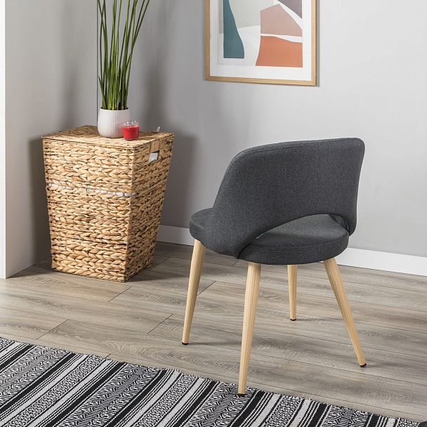 Стул Lars тёмно-серый/нат.дуб - Вид 11