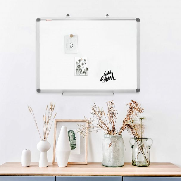 Доска магнитно-маркерная 45х60 см, алюминиевая рамка, BRAUBERG "Extra", 237553 - Вид 14