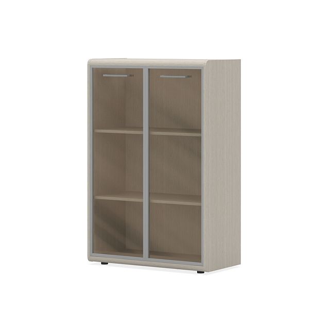 Шкаф средний "Фаворит"  ПК-ФВТ-Ш136Х90С/А-В4-30 дуб альпийский - Вид 1