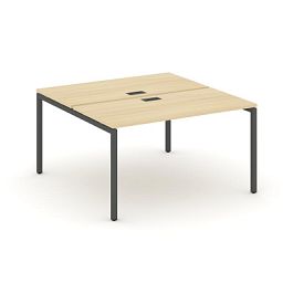 Стайл Проджект Рабочая станция 2-х сторон. SN-4P.DRS-001 Акация Лорка/Металл Антрацит 980*1232*750 - Фото предпросмотра