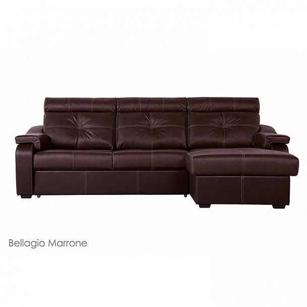 Диван "Кёльн" с канапе в коже - Вид 4