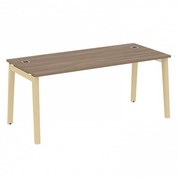 Стол рабочий руководителя "Onix wood direct" OW.SRR-5.8 дуб аризона/дуб светлый - Вид 1