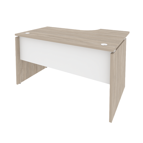 Onix Стол эргономичный левый O.SA-2 (L) Дуб аттик/Белый бриллиант 1380*980*750 (720/460) - Вид 1